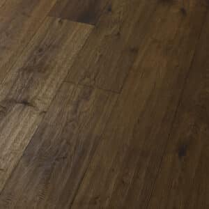 Dark Brown Hand Scraped